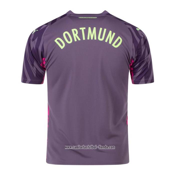 Camiseta Borussia Dortmund Portero 2023 2024 Purpura